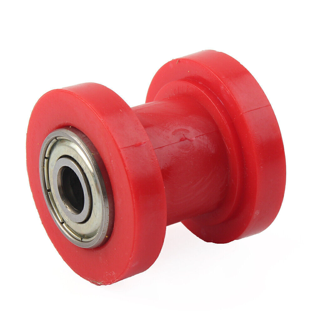 8mm Chain Roller Slider Tensioner Guide Pulley Dirt Pit For Bike Motorcycle Red