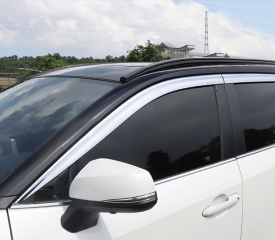 for Toyota Highlander 2020-2023 silver Window Visor Sun Rain Guard Vent Shade 6x