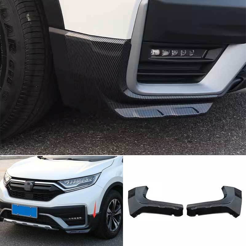 for Honda CR-V 2020-2022 ABS Carbon Front+Rear Bumper Side Spoiler Apron Guards