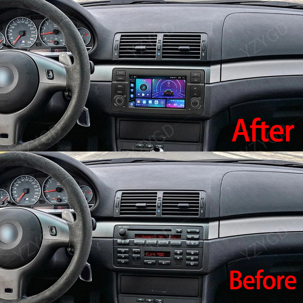 Android CarPlay Car Radio for BMW for MG ZT 2001-2005 GPS Navi Stereo Screen 2+32GB