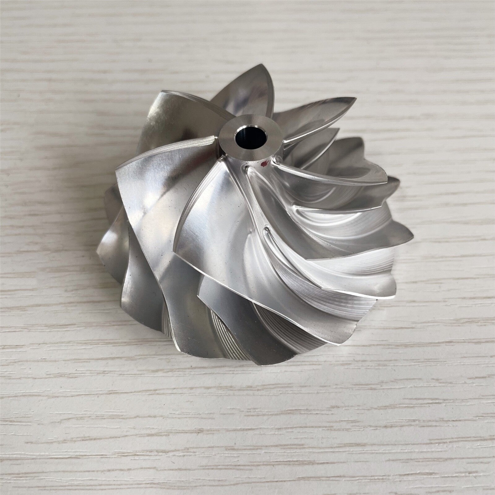 G30-770 57.52/71.40mm 7+7blades LEP Style Performance Billet Compressor Wheel