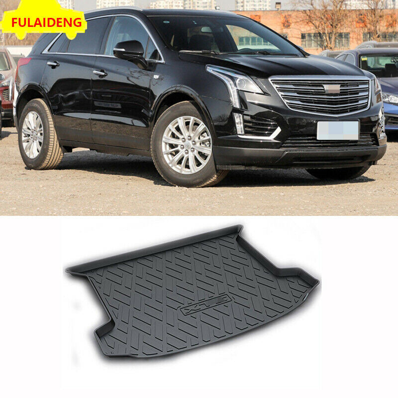 Rear Trunk Cargo Cover Floor Carpet Mat Pad Tray TPO for Cadillac XT5 2017-2023