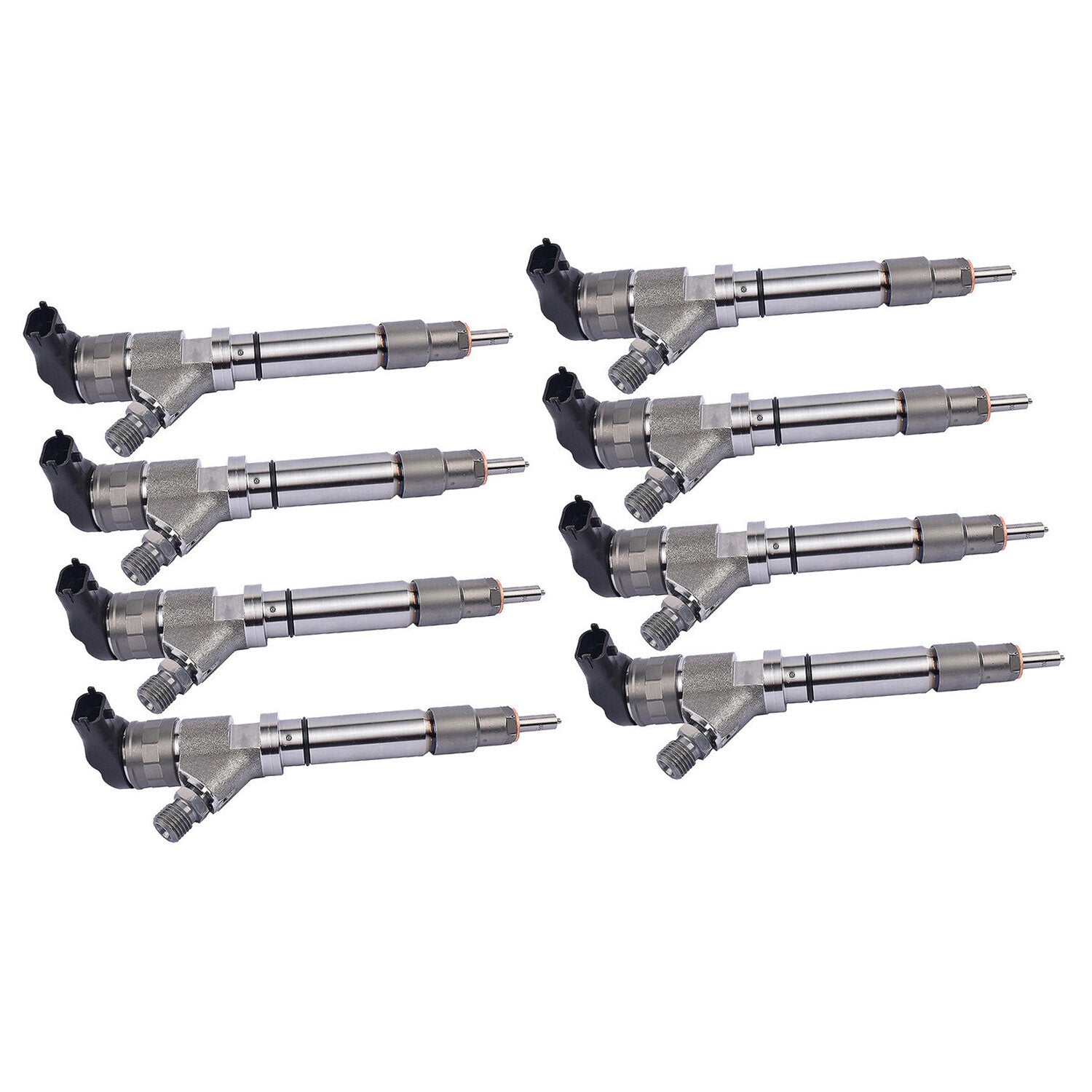 Diesel Injectors X8 for Chevy 2006-2007 6.6L 0986435521 Savana for Sierra 2500 3500
