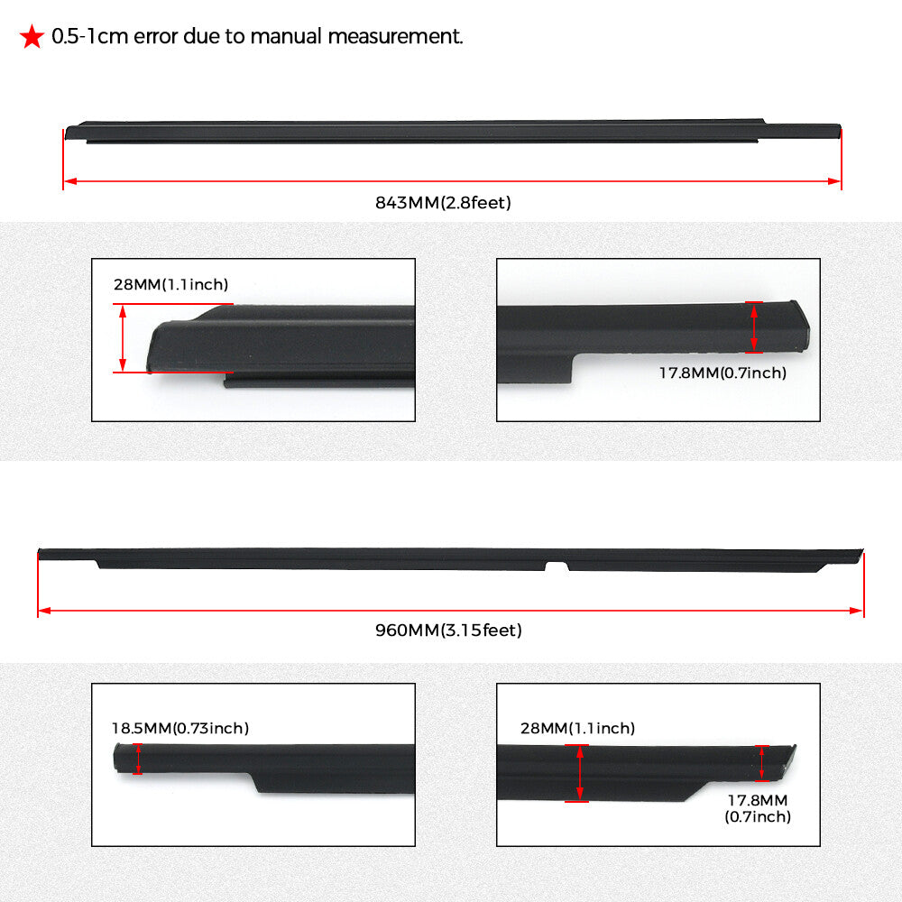 for Toyota for Lexus IS300 Altezza Front Rear Door Belt Moulding SET 2001-2005