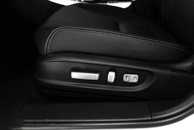for Seat Adjustment Button Cover Trim 5PCS for Honda CRV CR-V 2012-2016 Matte Silver