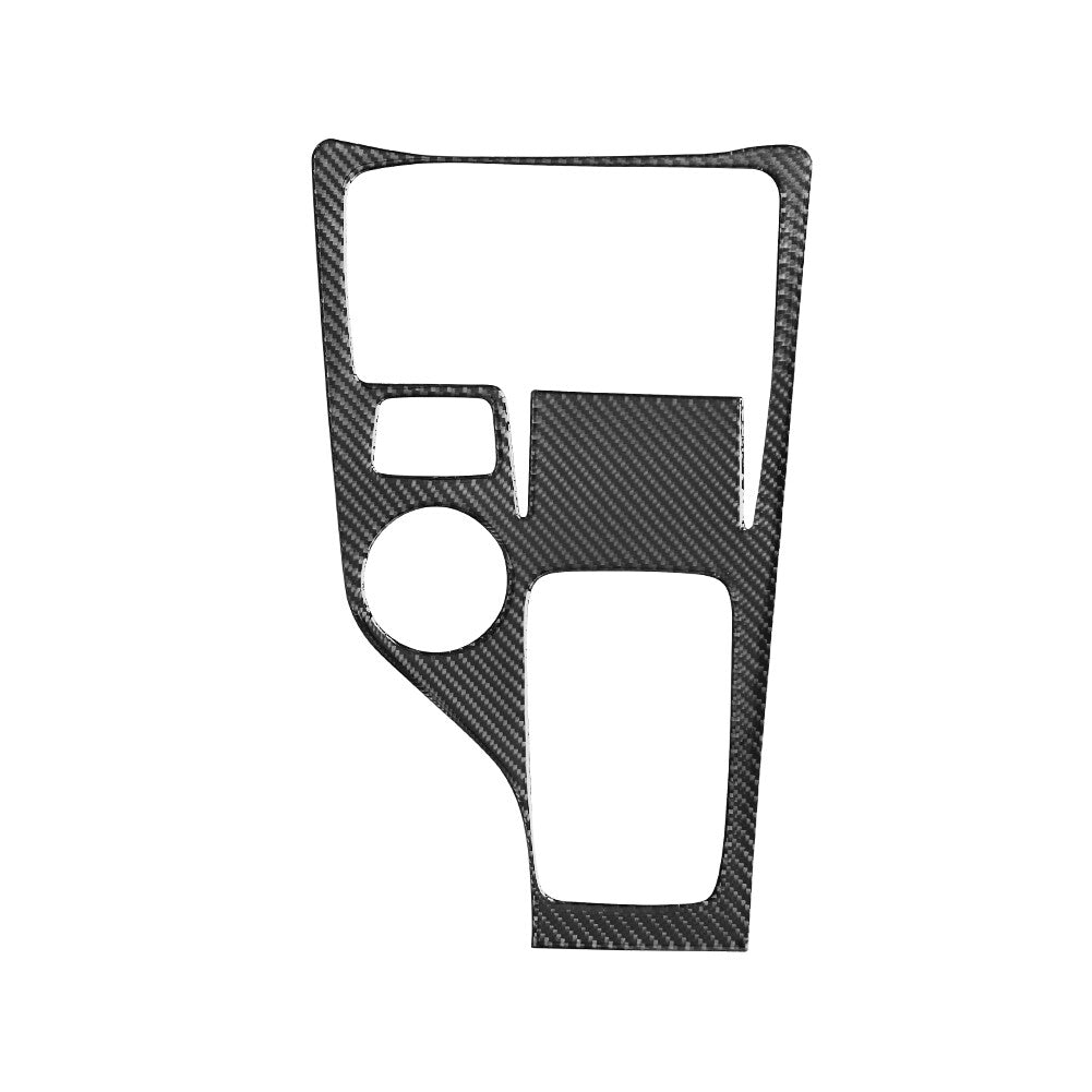 Carbon Fiber Gear Shift & Cup Holder Panel Cover Trim for Ford Ranger 2019-2022