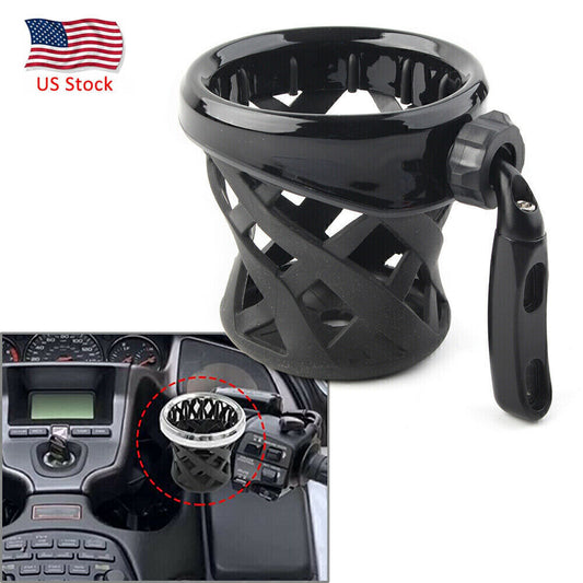Handlebar Cup Holder Drink W/ Mesh Basket Mount Fit Goldwing GL1800 2001-2021 US