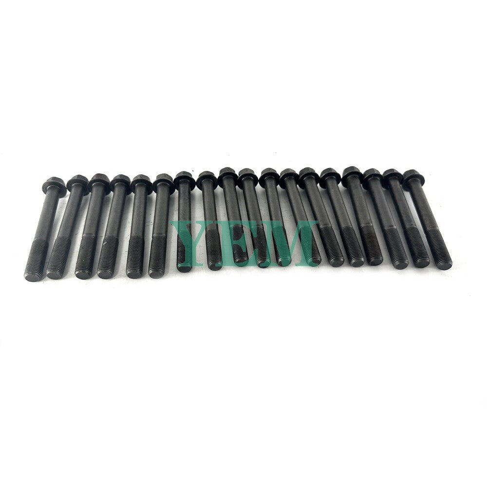 1 Set Engine Head Bolt 18pcs For Yanmar 4TNE92 Engine 4TNE92 Cylinder Head Bolt