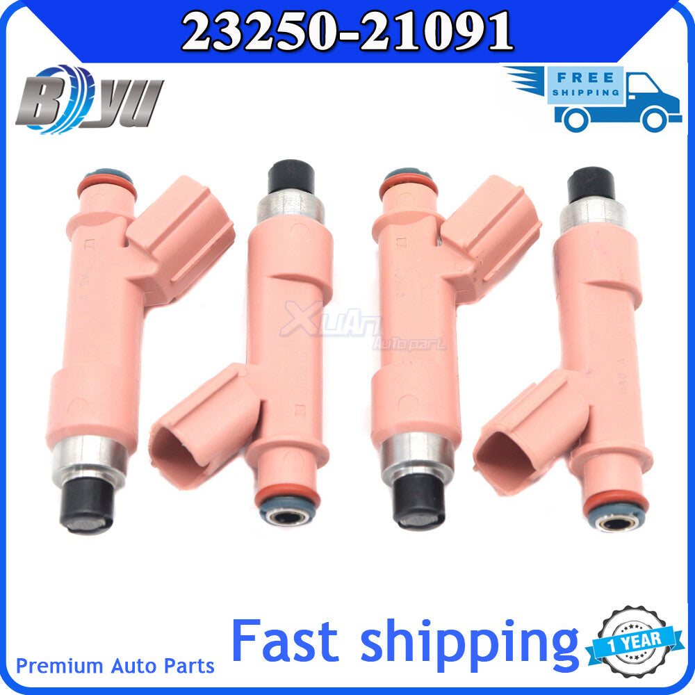 Fuel injectors 23250-21091 CN 1PCS suitable for Toyota Prius C 2012 - 2016 2325021091 4x