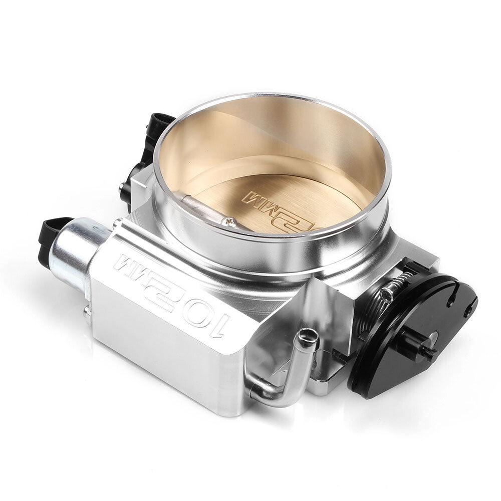 102mm Throttle body+TPS IAC Throttle Position Sensor for III LS1 LS2 LSX Silver