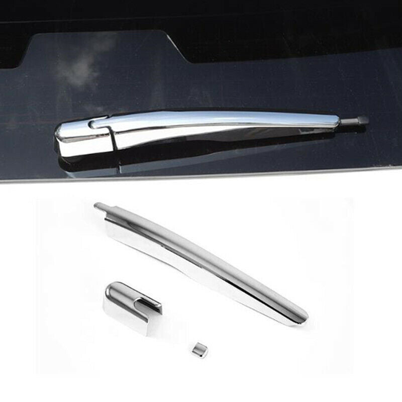 3PCS Chrome Rear Window Rain Wiper Blade Cover Trim  for ford  Explorer 2020-2022