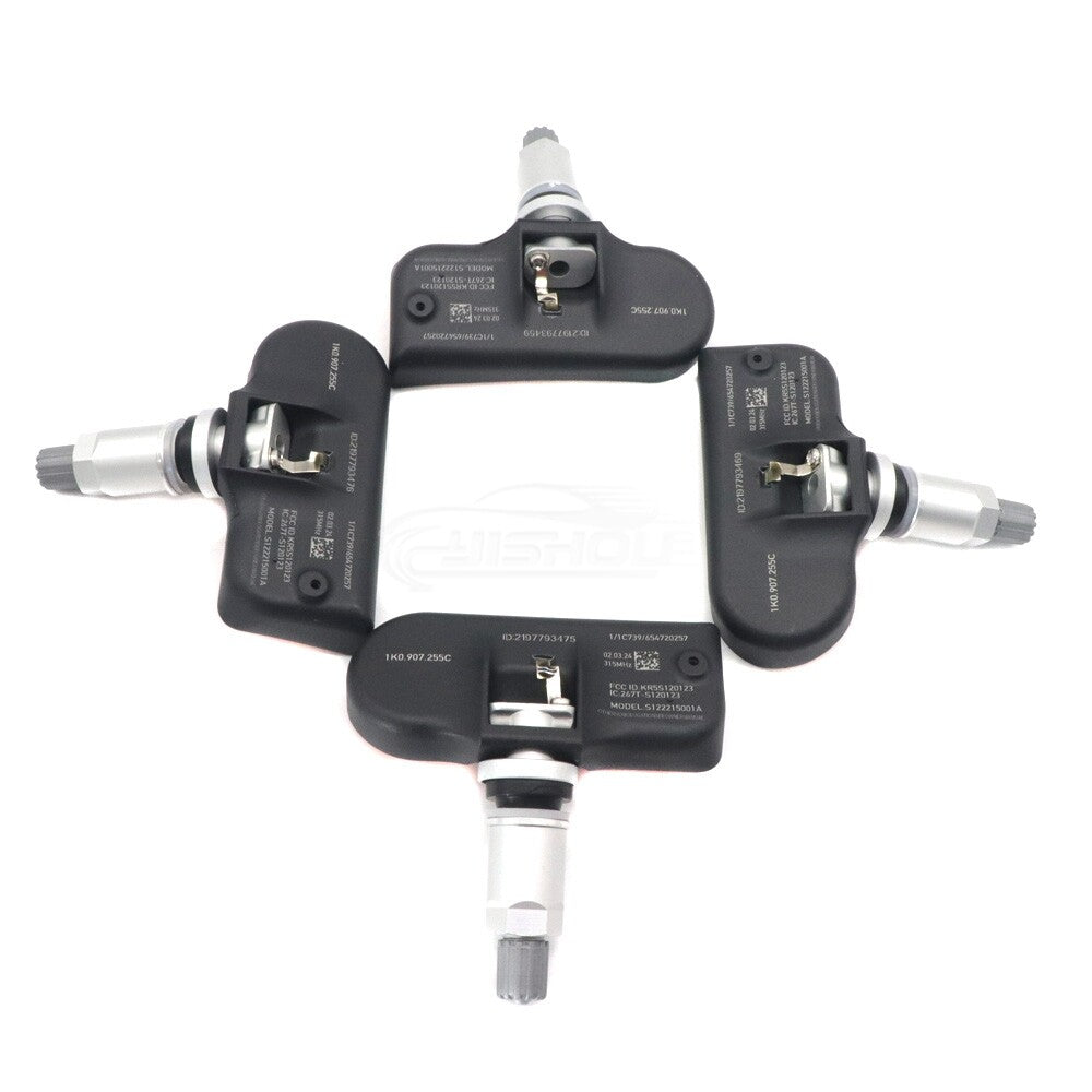 1K0907253D 4PCS TPMS for AUDI for VOLKSWAGEN for VW Tire Pressure Monitoring Sensor NEW