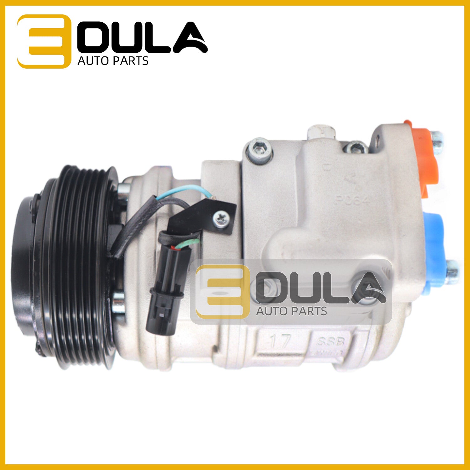 AC compressor with clutch suitable for Ssangyong Rodius 2.7 Xdi and Rexton 2.7 Xdi (04-07-)