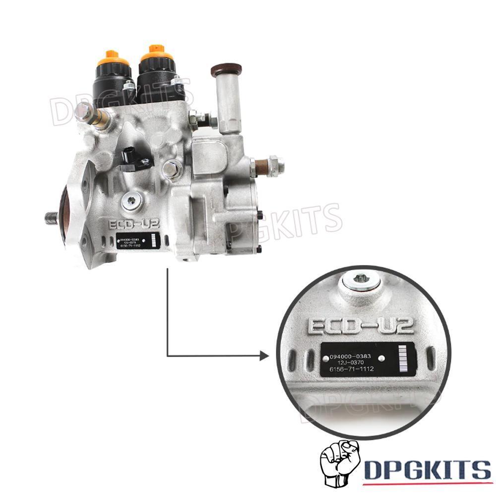 6156-71-1112 Fuel Injection Pump For Komatsu PC400-7 PC450-7 6D125 Engine