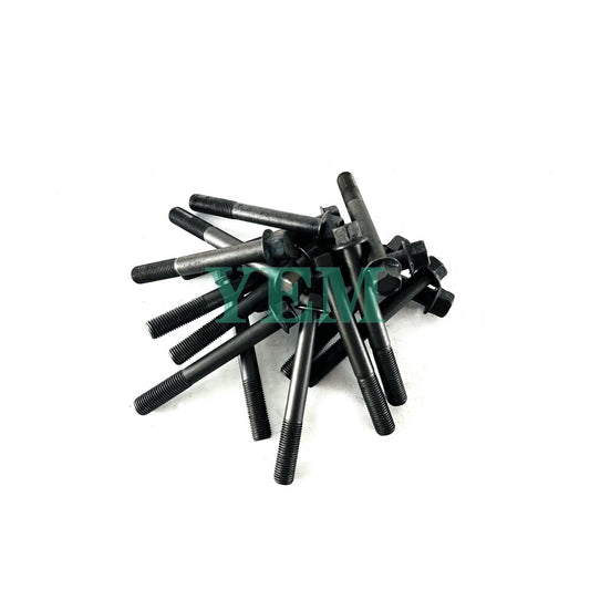 1 Set Engine Head Bolt 18pcs For Yanmar 4TNE94 Engine 4TNE94 Cylinder Head Bolt
