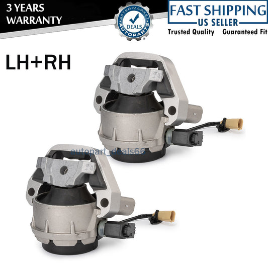 for Audi for A6 A7 Quattro 2012-2018 3.0L/2.0L Left+Right Engine Motor Mount Set kit