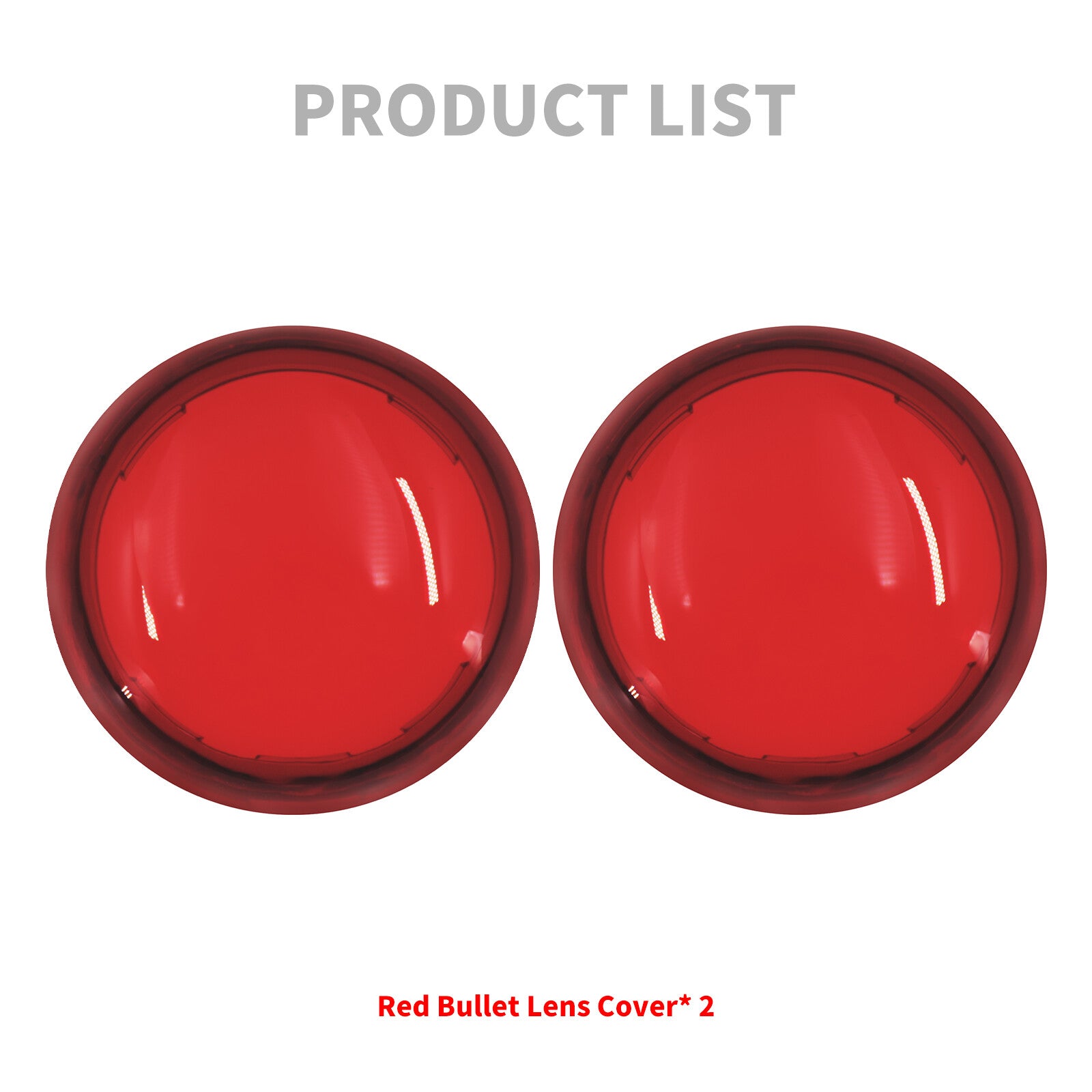 2x Turn Signal Light Red Lens Cover Fit for Harley Road Electra Glide Sportster