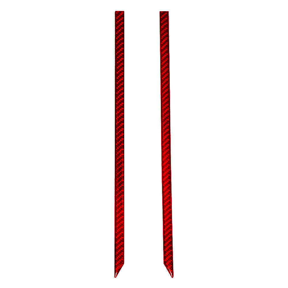 Red Carbon Fiber Radio R&L Side Strip for Land Rover Discovery Sport 2015-2019