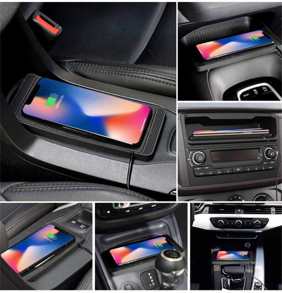 Wireless Charger Car Dashboard Phone Holder Mat For Apple iPhone 13 14 Samsung