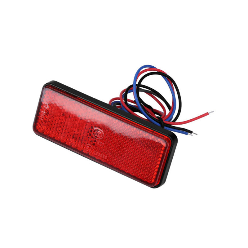 12V Red Ligjt Rectangular Car/Truck LED Reflector Tail Brake Stop Light (1 piece)