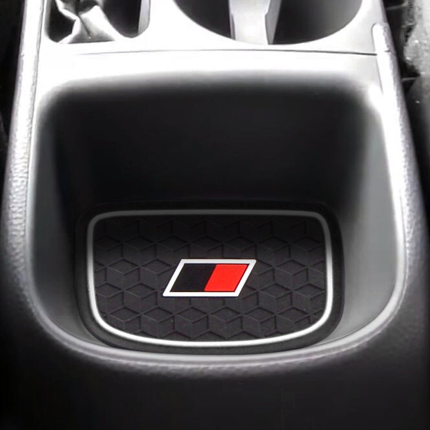 Accessories for Toyota Yaris 2020 2021 Hybrid GR Sport Gate Slot Cup Mat WHTIE