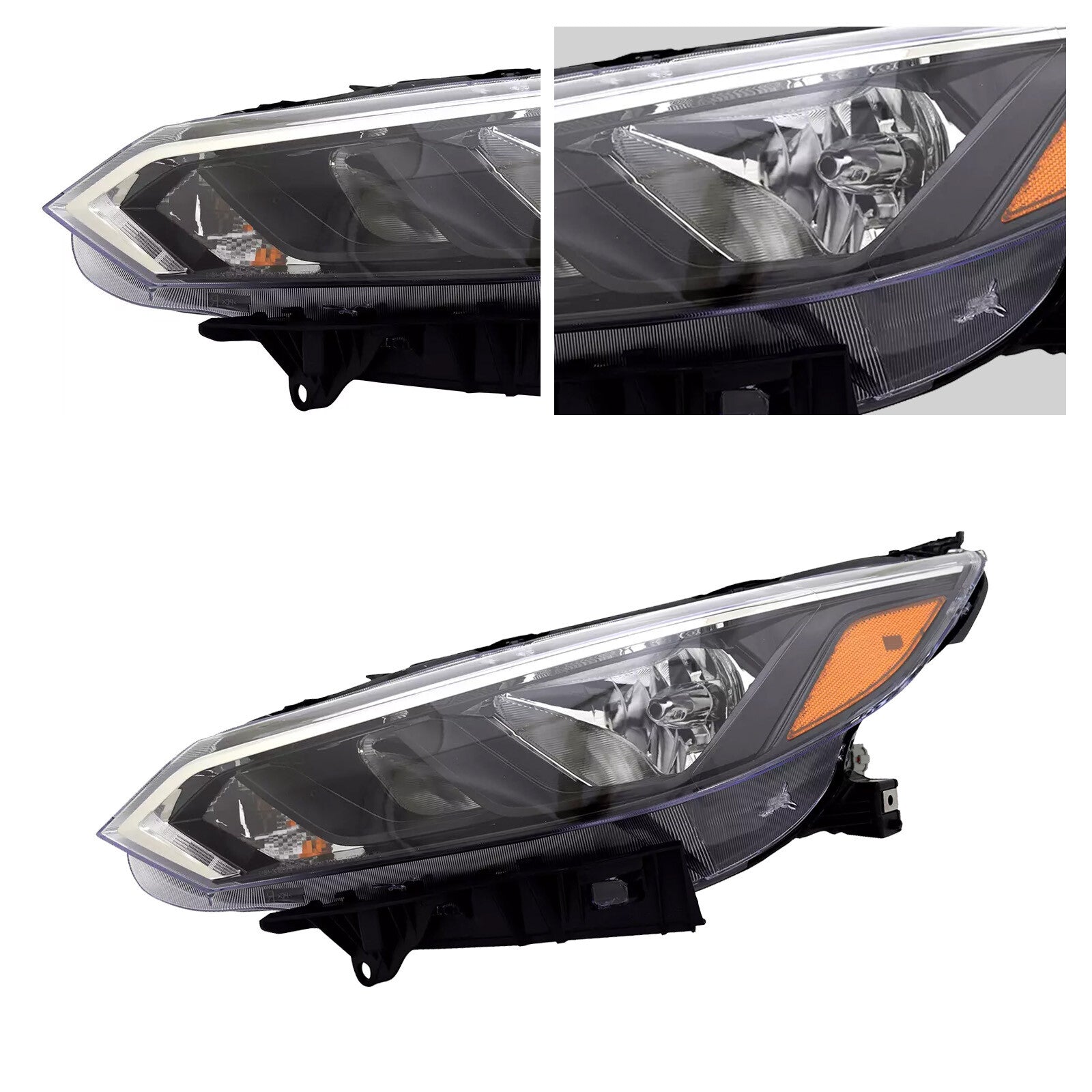 TYC Left Halogen Headlight for Nissan Sentra S/SV 2024-25 Model Replacement