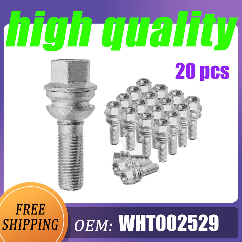 20x M14-1.5 wheel lug bolts suitable for Volkswagen Touareg 04-14, for Audi Q7, for Porsche for Cayenne