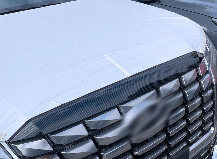 For 2020-24 for Hyundai Palisade Carbon Fiber ABS Front Head Engine Hood Grill Cover