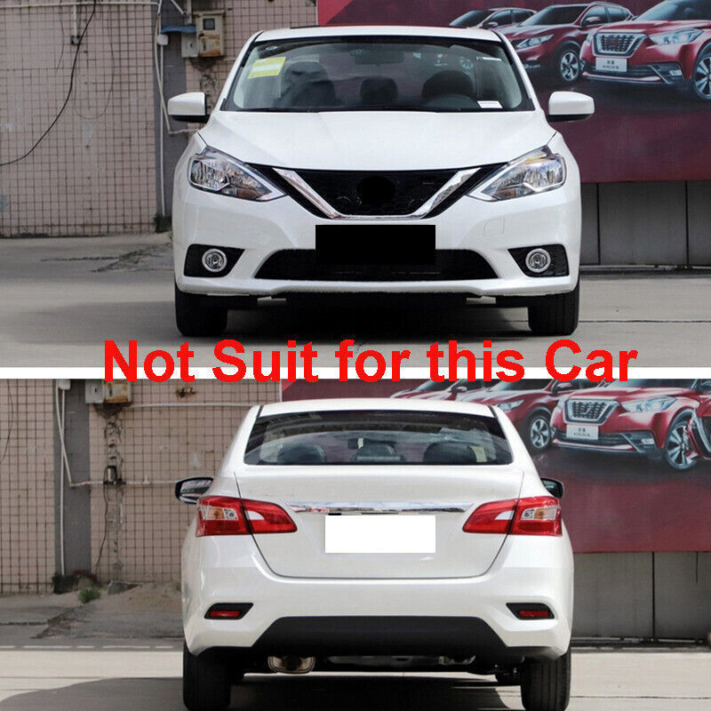 White Left Rearview Mirror Shell Cover Cap for Nissan Sentra/Sylphy 2020-2022