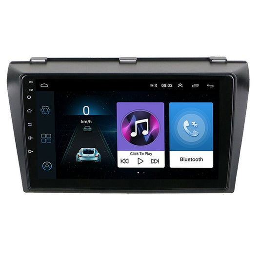 Android GPS Navigation FM Radio Stereo 9 2din Multimedia Video For Mazda3 04-12