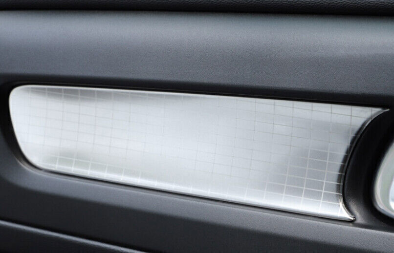 for Volvo XC40 2019-2022 Silver Titanium Rear Inner Door Bowl Cup Cover Trim 2x