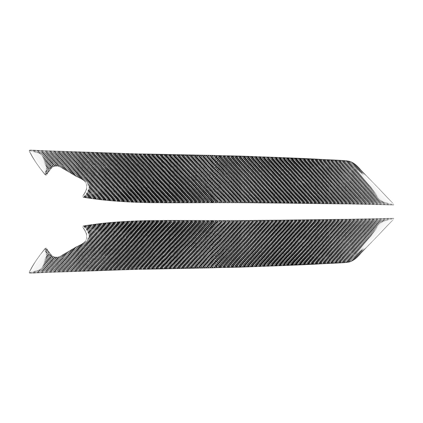 2Pcs Carbon Fiber Door Panel Cover Trim for Toyota 86 for Subaru BRZ 2017-2019