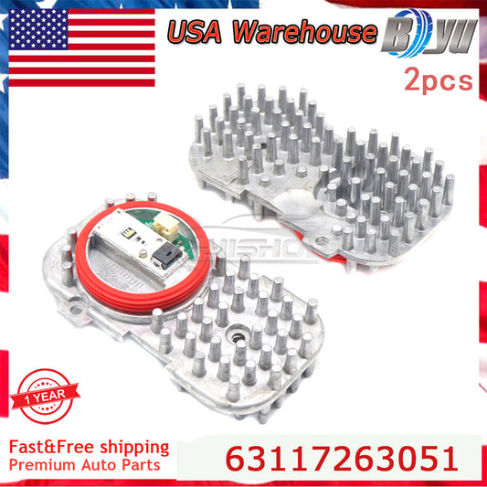 2PCS Daytime Running Light LED Module 63117263051 for BMW 3 4 6 Series X3 X5 X6