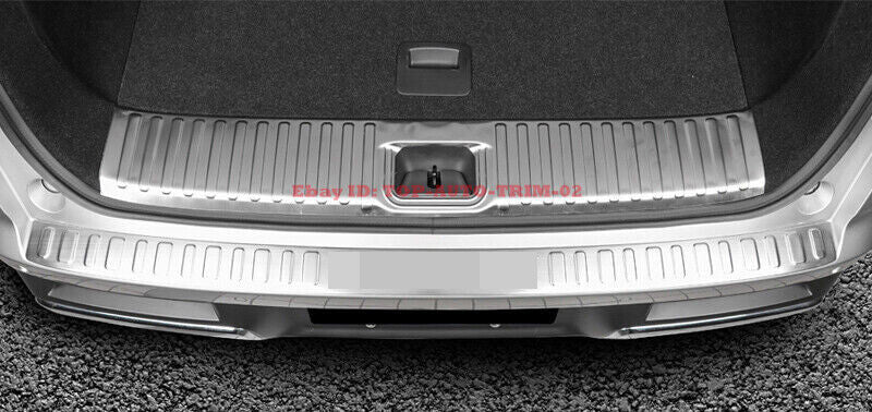 for Infiniti QX60 2022-2024 Chrome Rear Bumper Protector Cover Sill Guards Steel