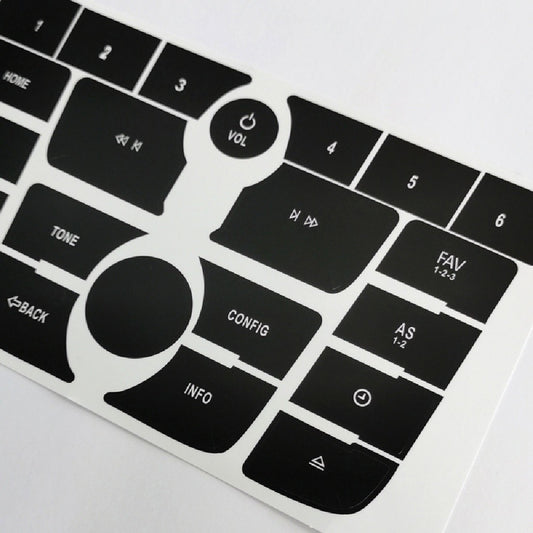 Radio Button Repair Decal Sticker Set for Buick Verano 2012-15