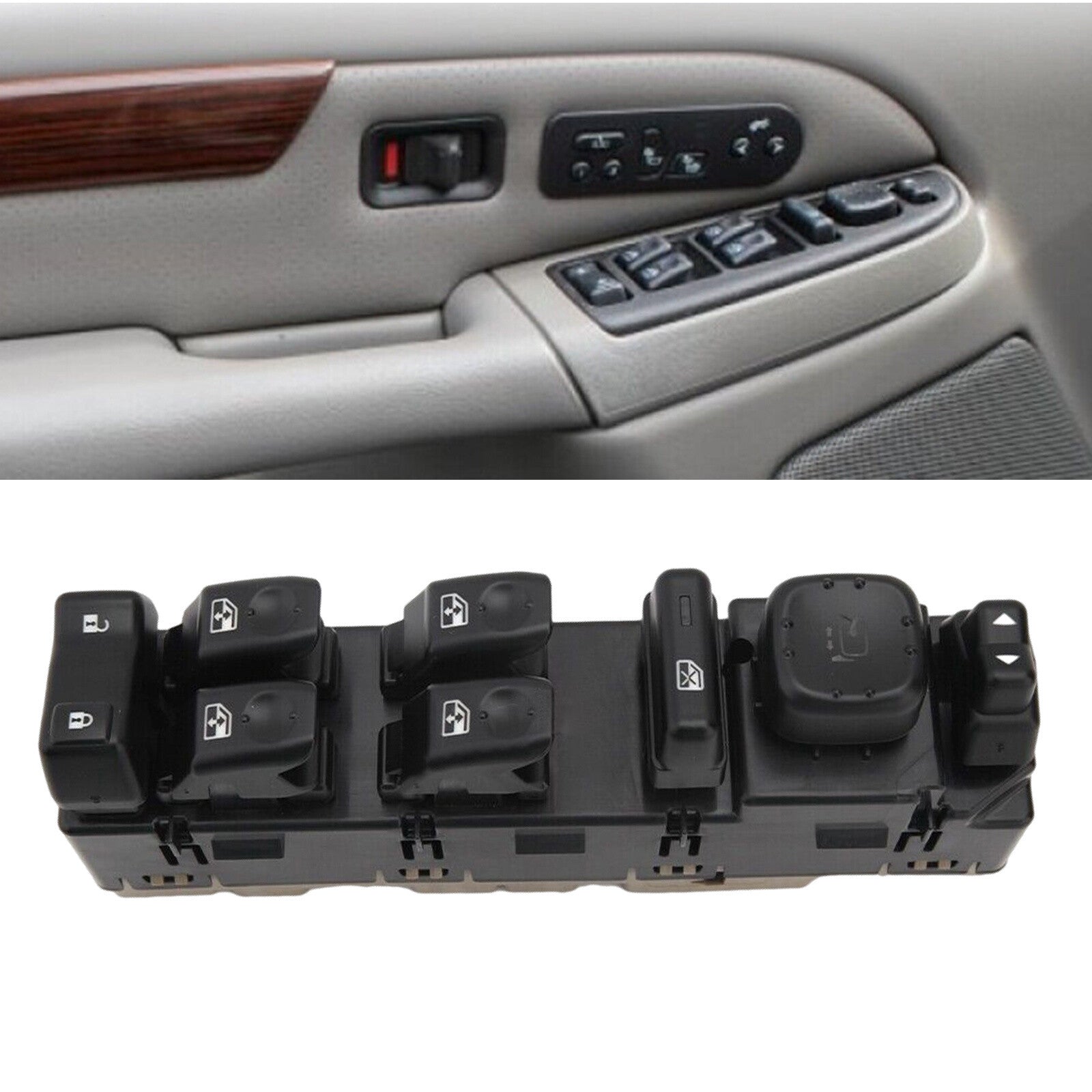 fit Tahoe for Escalade Suburban 03-06 15186208 Driver Master Power Window Switch RA