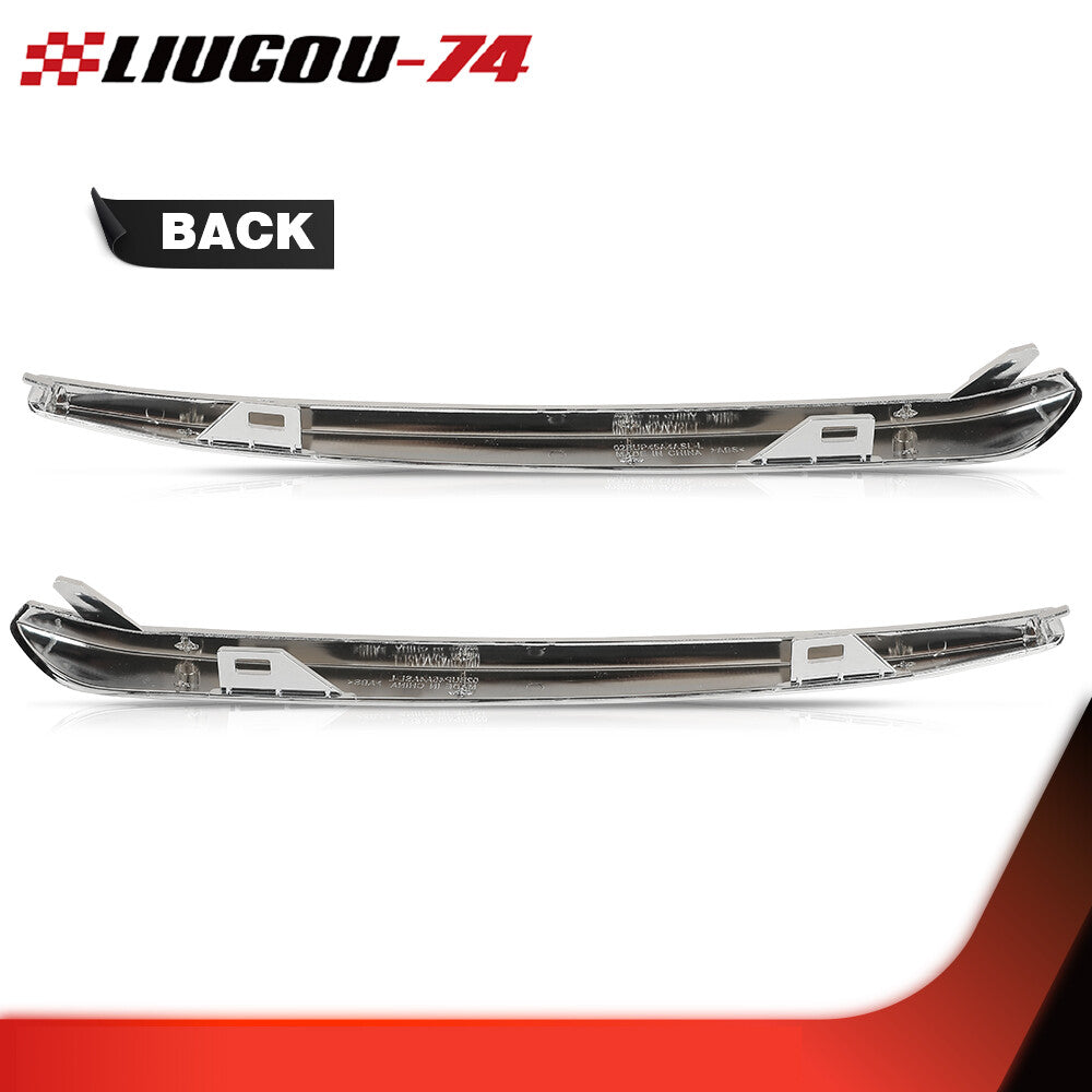 Suitable for 2015-2016 for Chevrolet Tahoe models, brand new with 2-piece luxury bumper trim set.