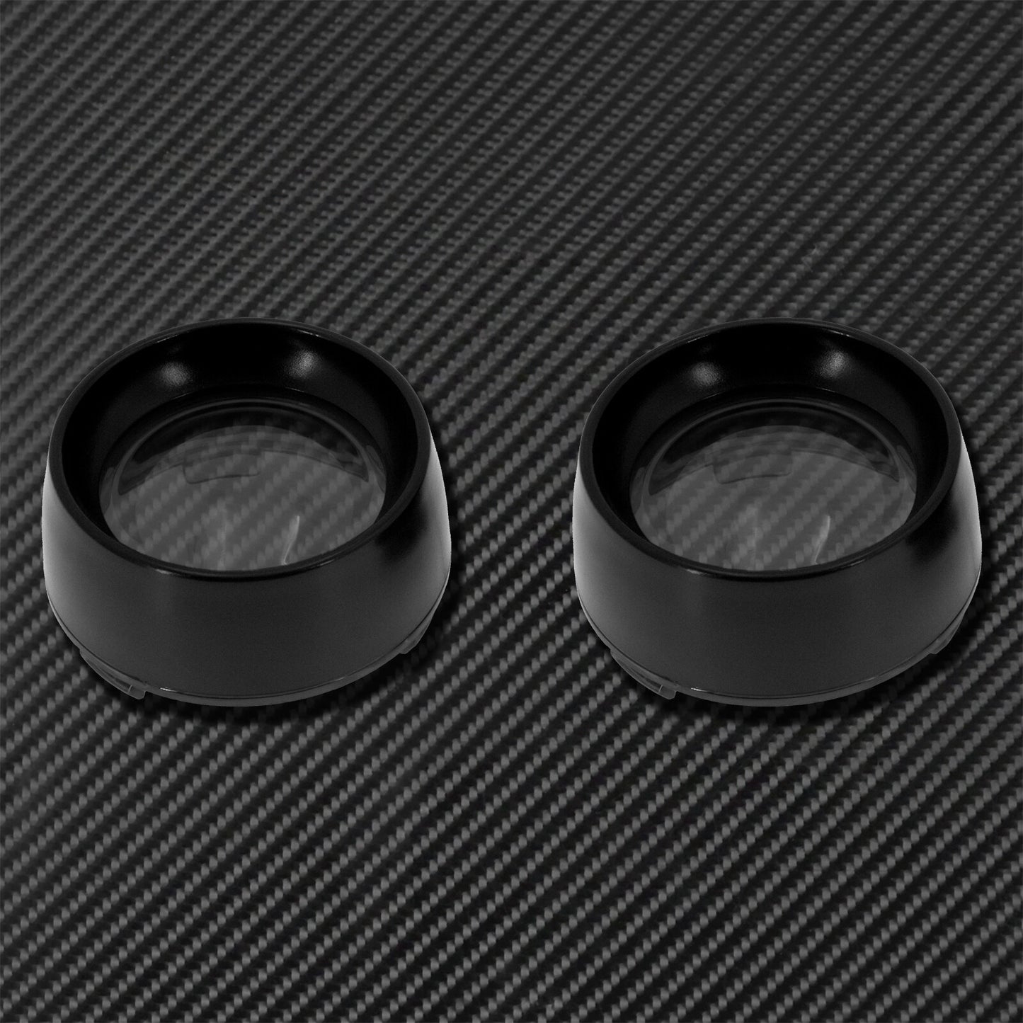 Gloss Gray Trim Ring Bullet Turn Signal Lens Cover Fit for Harley Softail Dyna