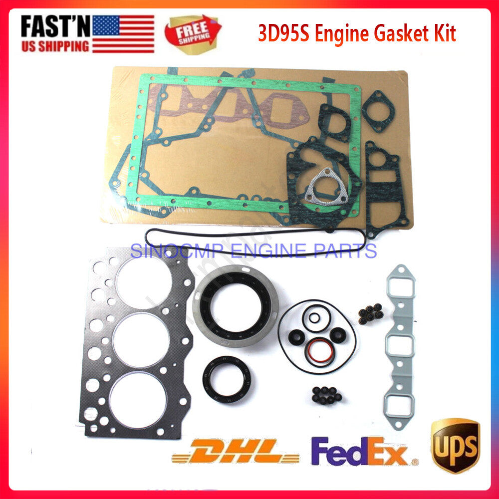 3D95S 3D95S-W Engine Overhaul Gasket Kit For Komatsu PC50UU-1 PC406 6201-K1-2000