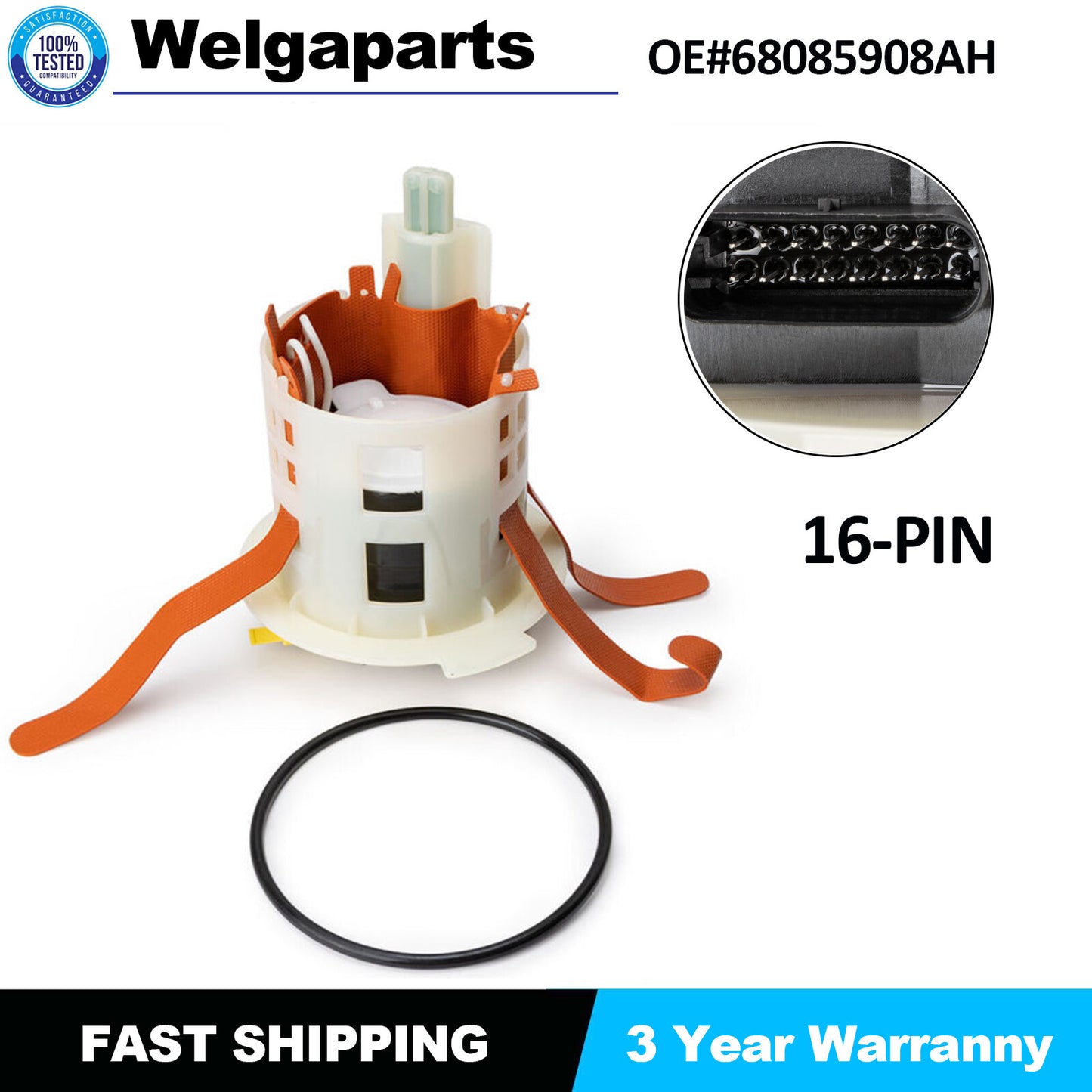 Exhauset DEF Fluid/Heater Pump 68085908AH for Dodge 2013-2018 for Ram 2500 3500 6.7L