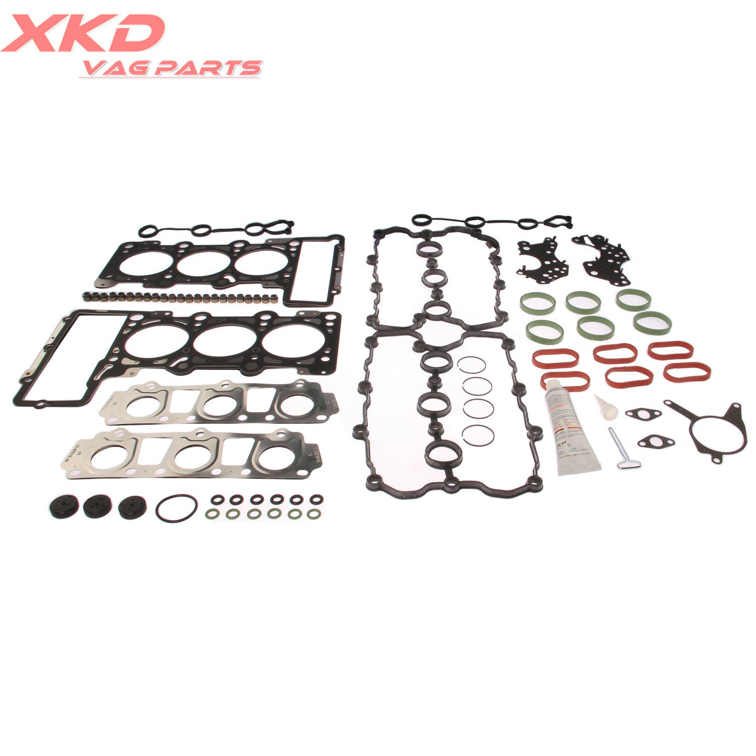 Upper engine gasket repair and rebuild kit for Audi A6 2.4L 06E103148P