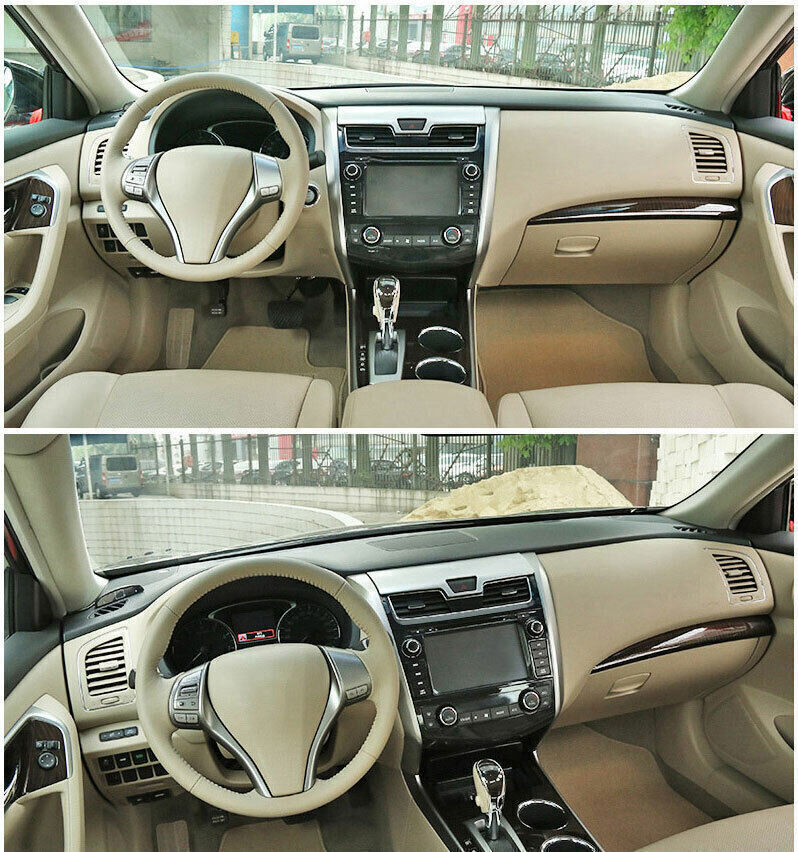 Middle Air Outlet Vent Cover Trim for Nissan Altima Teana 2013-2018 Matte Silver