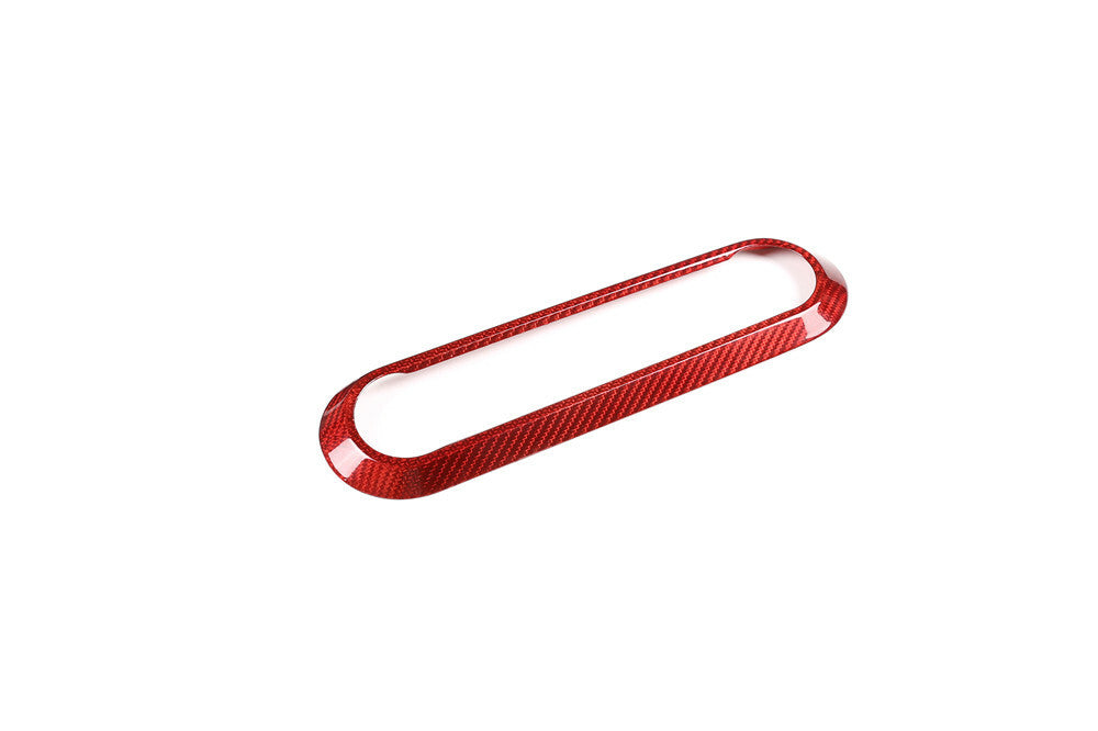 Red Carbon Air Condition Adjust Switch Cover for Alfa Romeo Giulia for Stelvio 17-20