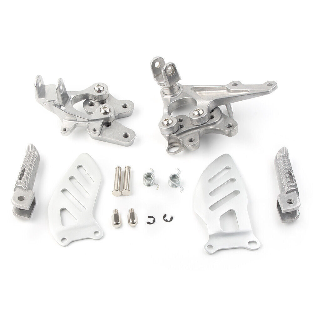 Front Rider Foot Pegs Footrest Bracket Fit for SUZUKI GSXR 1000 2009 2010 2011