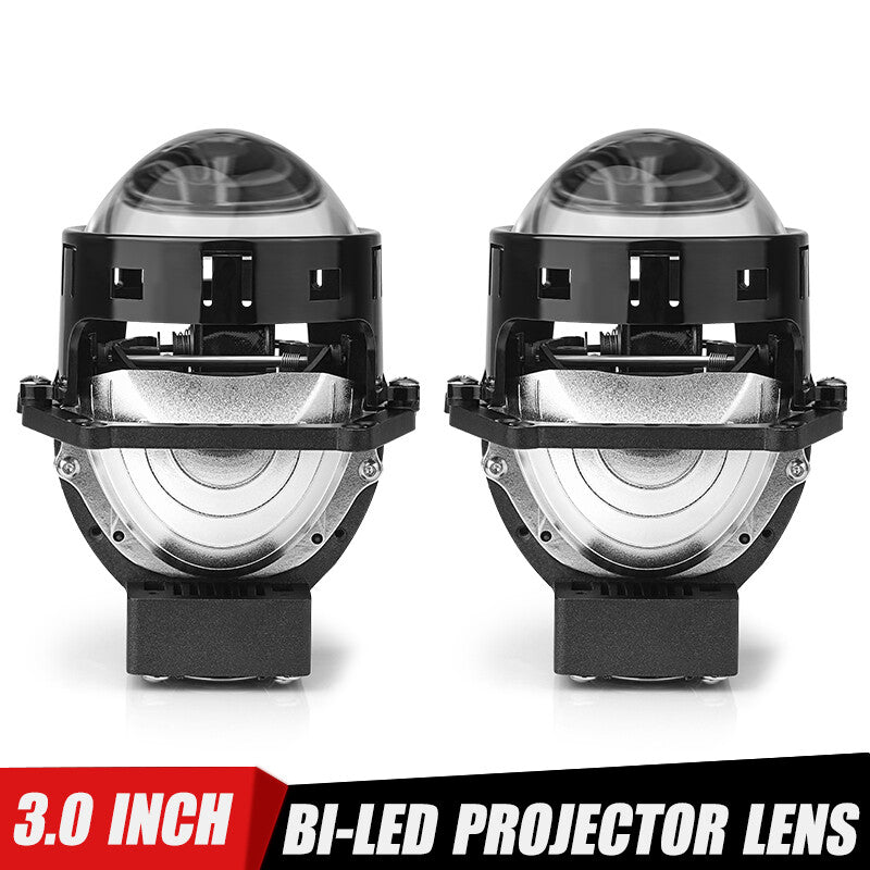 2x 3.0 '' Bi LED Projector Lens D2S D1S Headlight Hi/Lo Beam 6000k White 50000LM