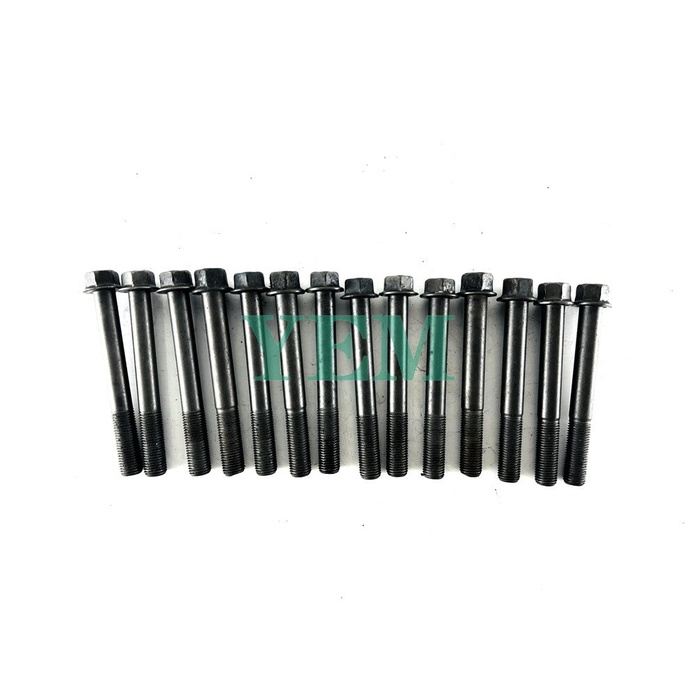 1 Set Engine Head Bolt 14pc For Yanmar 3TNE100 Engine 3TNE100 Cylinder Head Bolt
