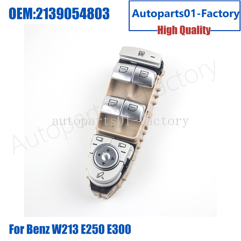Front Left Power Window Switch Beige 2139054803 for Mercedes Benz W213 E250 E300