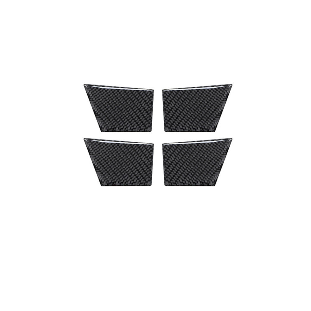4Pcs Carbon Fiber Interior Door Bowl Cover Trim for Hyundai for Elantra 2016-2018