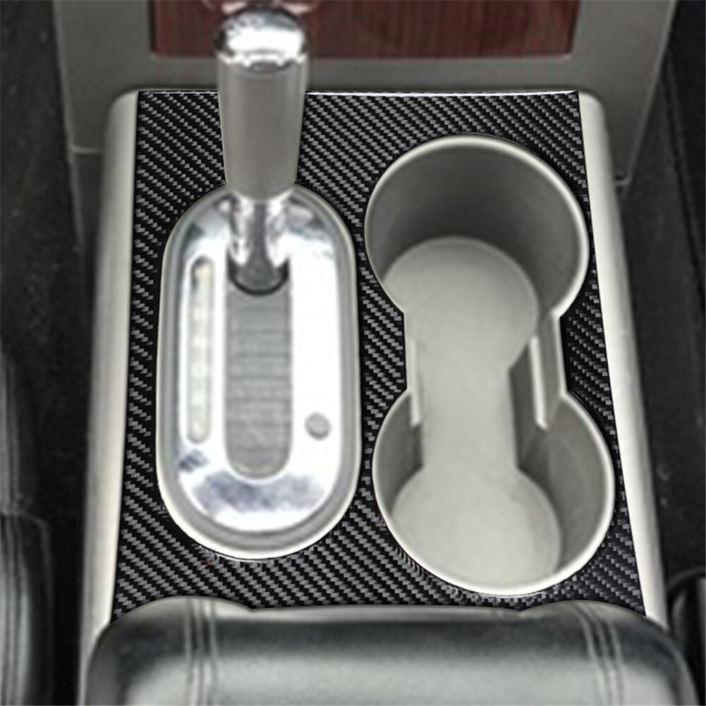 Carbon Fiber Interior Console Gear Shift Cover Trim for Ford F-150 FX4 2004-2008