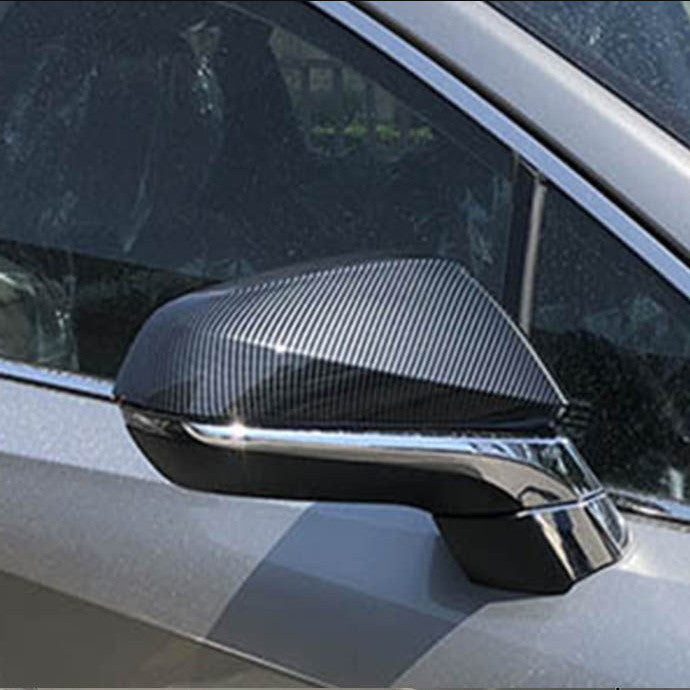 2P Carbon Fiber Side Door Mirror Cover Trim Decor for Lexus RX350 RX450H 2016-24